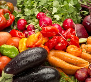 Vegetables can actually help to heal dry skin.