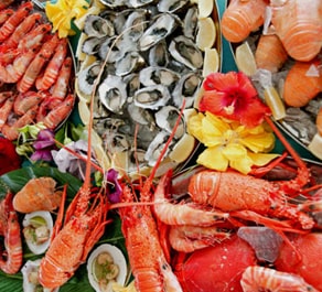 Seafood is one of the best foods for healthy skin.