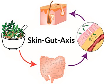 Acne vulgaris, probiotics and the skin gut axis.