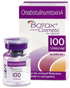 The botulinum toxin is diluted in saline and injected directly into the tissue.