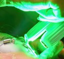 Flash of a laser during a SpectraLift™ treatment